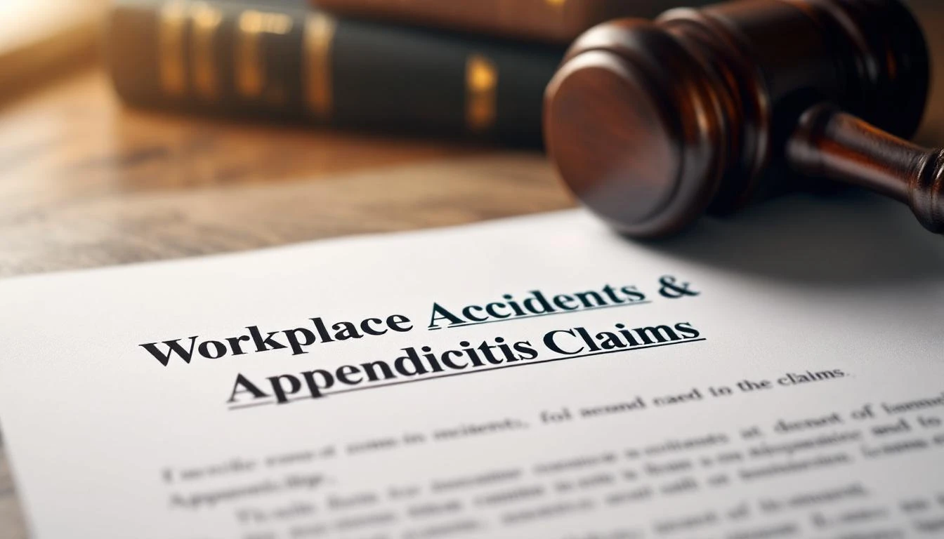 Appendicite et accident du travail : conditions de reconnaissance