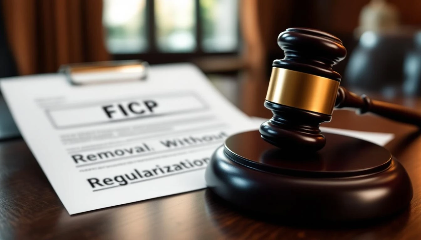 Est-il possible d'obtenir un défichage FICP sans régularisation